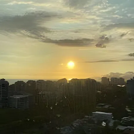 Flat Com Vista De Cinema Para Praia Da Barra Da Tijuca - 5 Min Da Praia - Ar Condicionado, Portaria 24H, Wi-Fi 500 Mbps Río de Janeiro Exterior foto